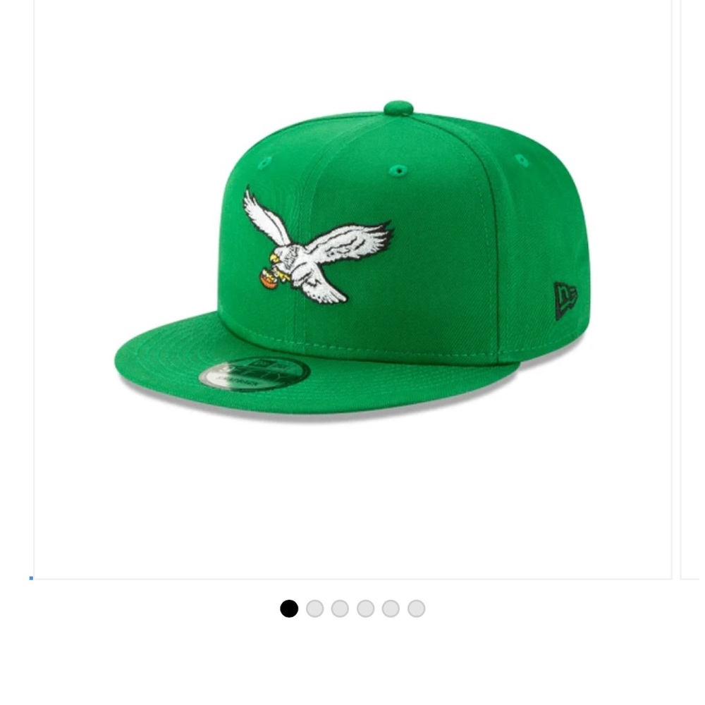 New Era Green Cap with Eagle Embroidery